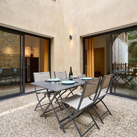 Bel appartement avec piscine chauffée Pezens Exterior foto