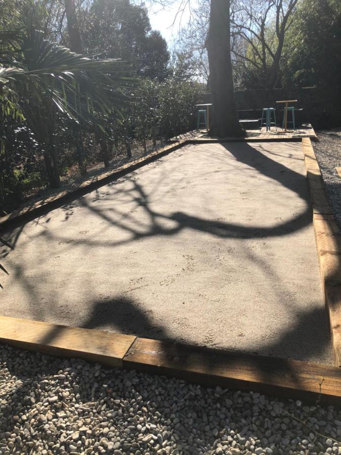 Bel appartement avec piscine chauffée Pezens Exterior foto