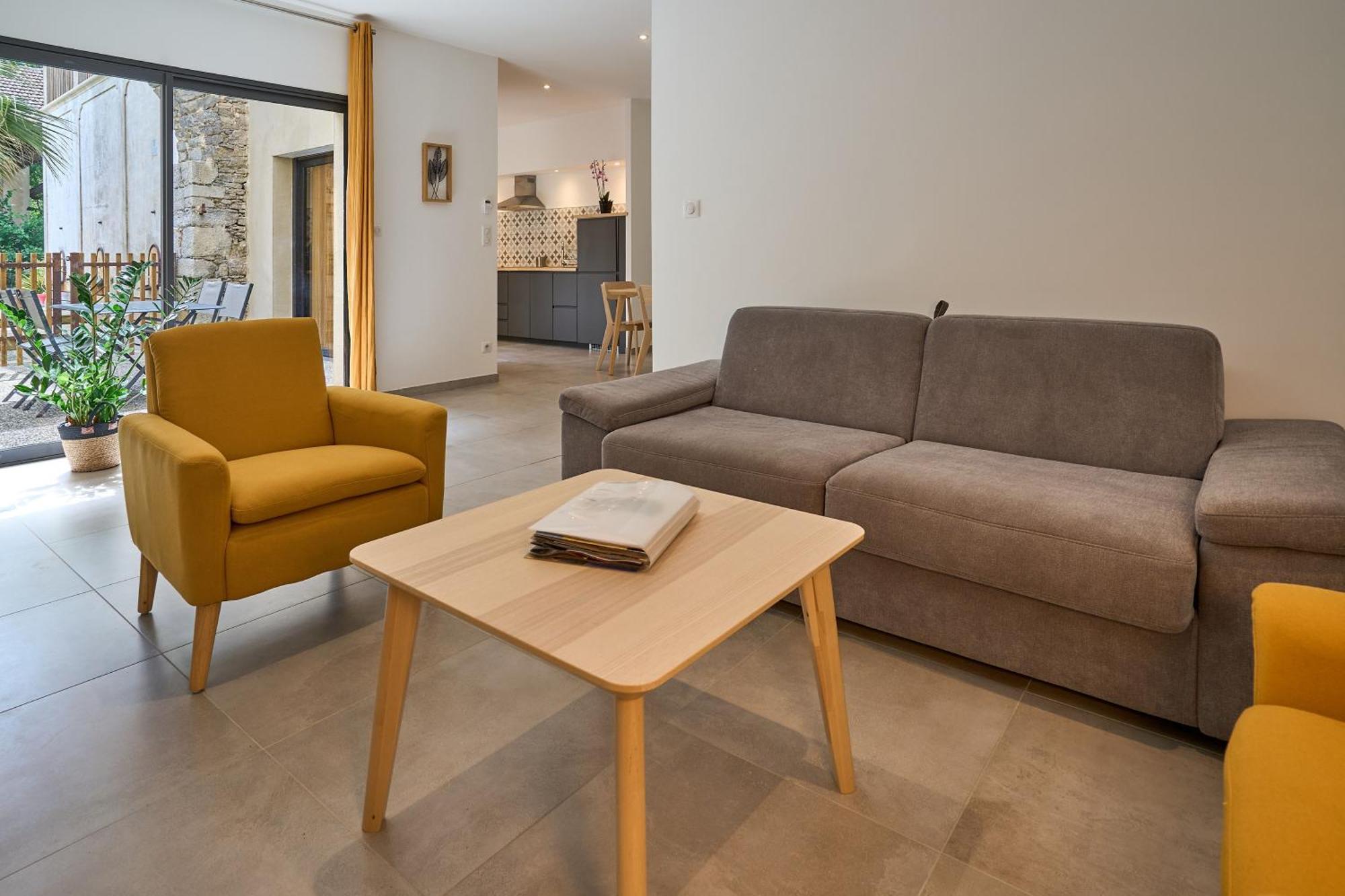 Bel appartement avec piscine chauffée Pezens Exterior foto